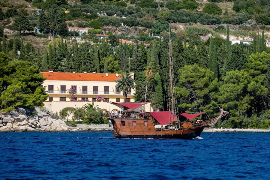 Split: Cruise on Columbo's Pirate Ship "Santa Maria" - The swim and snorkeling stop