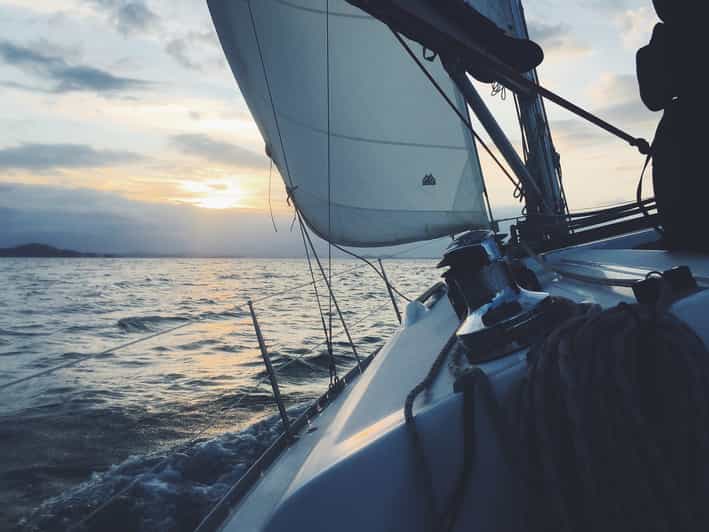 Split: Full Day Sailing Tour to Šolta Island and Brač Island - Sailing from Split toward Brač