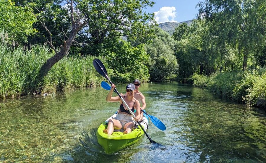 Split: Guided Kayak Adventure Tour - Returning to the Adriatic and the Stobreč cliffs