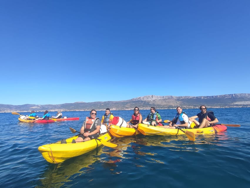 Split: Guided Sea Kayaking Tour with Snorkeling - A relaxed finish with wine and sunset views