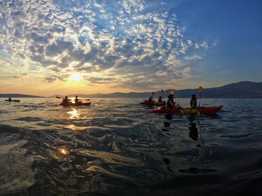 Split: Guided Sunset Sea Kayaking & Snorkeling Tour - Starting at Bene Beach near Marjan Park