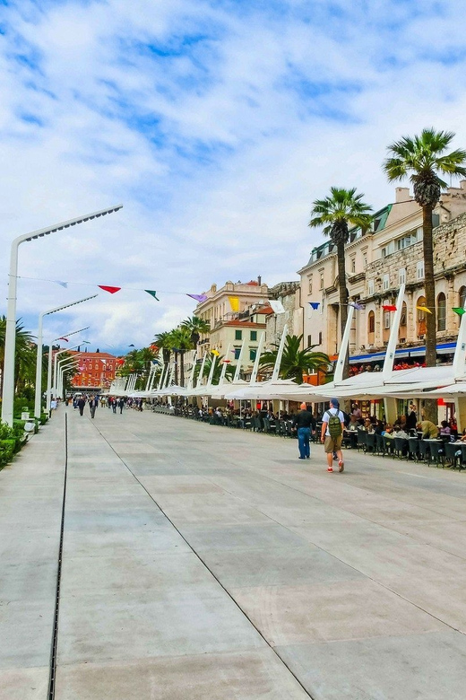 Split: Guided Walking Tour in English - Walking through a city built inside a palace
