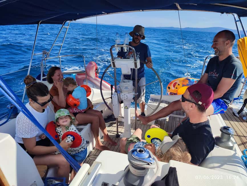Split: Half Day Sailing Tour with Swim Stop, Snacks and Wine - Leaving Split Behind on a 33-Foot Sailboat