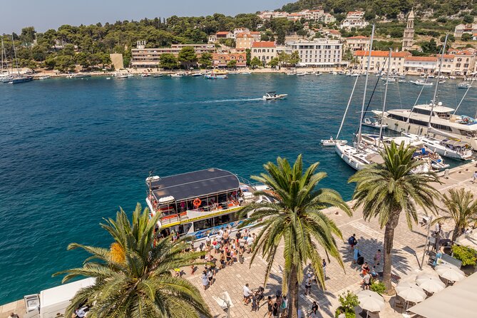 Split: Hvar, Brač, and Pakleni Cruise with Lunch and Drinks - Early check-in at Split port