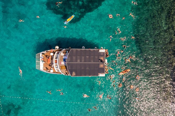 Split: Hvar, Brač, and Pakleni Cruise with Lunch and Drinks - Brač and Olife beach club in Milna