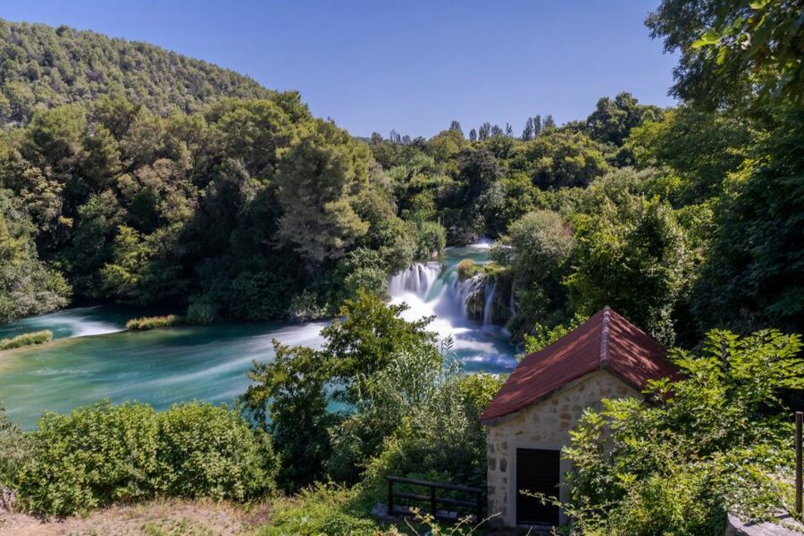 Split: Krka Waterfalls Guided Day Trip with Swim & Boat Tour - The bus ride and meeting arrangements