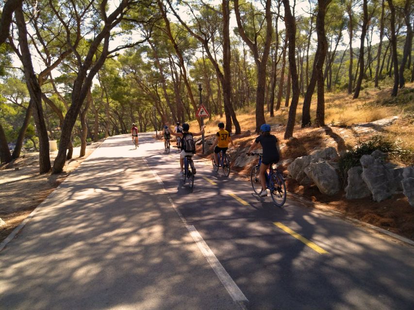 Split: Old Town and Marjan Park Bike Tour - The climb is worth it for the high views