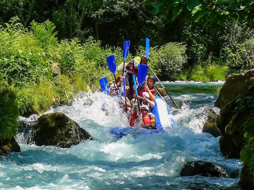 Split/Omiš: Cetina River Rafting with Cliff Jump & Swimming - Leaving Omiš for the Cetina Valley