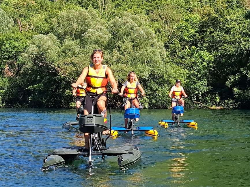 Split/Omiš: Cetina River Water Bike Safari - Cetina River Water Bike Safari at a Glance