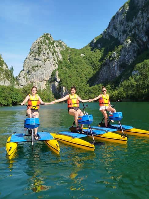 Split/Omiš: Cetina River Water Bike Safari - Four Kilometers Down the River