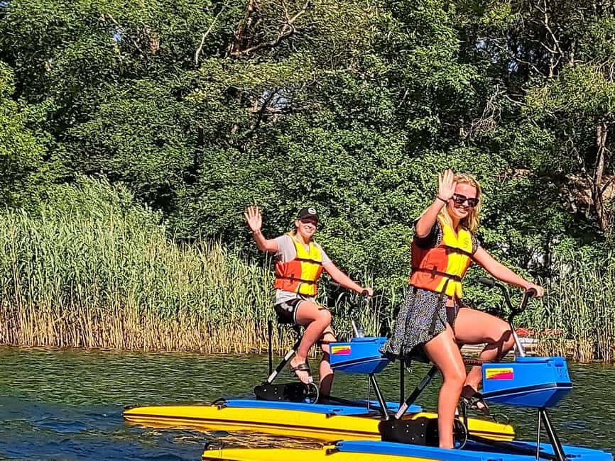 Split/Omiš: Cetina River Water Bike Safari - The Midway Pause and Cold River Swim