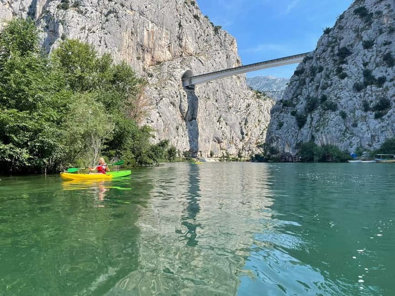 Split/Omiš - Guided Kayaking & Snorkeling Tour Cetina River - Swimming, Sunbathing, and a Possible Shipwreck