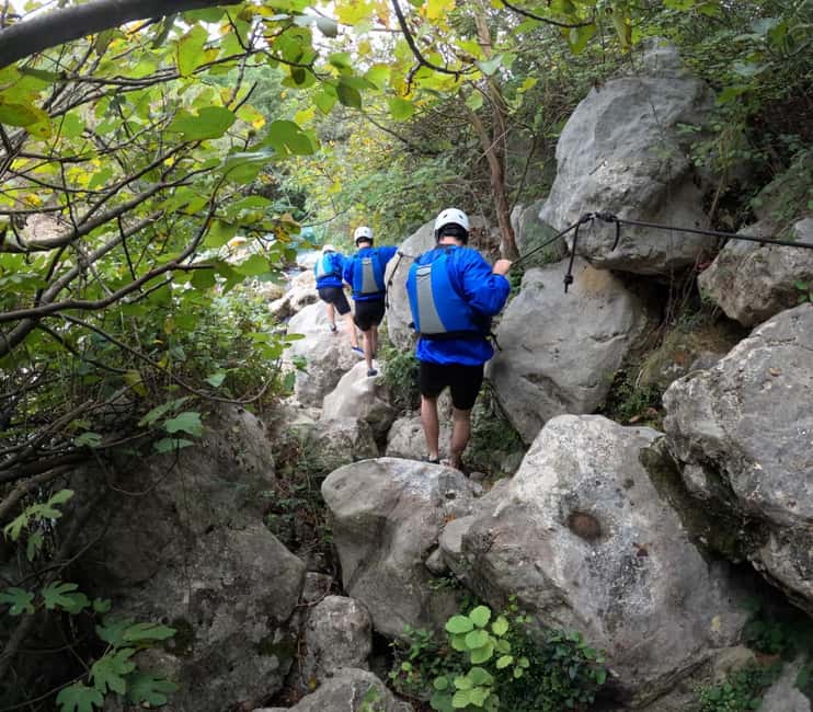 Split/Omiš: Rafting, Cliff Jumping, and Cave Tour - Entering the Waterfall Cave