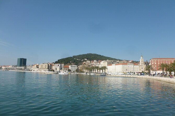 Split Riviera Panoramic Sunset Cruise with Summer Vibes on Boat - Ciovo Island and the open-water turn