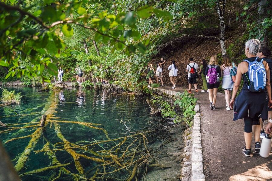 Split: Self-Guided Plitvice Lakes Day Tour with Boat Ride - The Electric Train Through the Forest