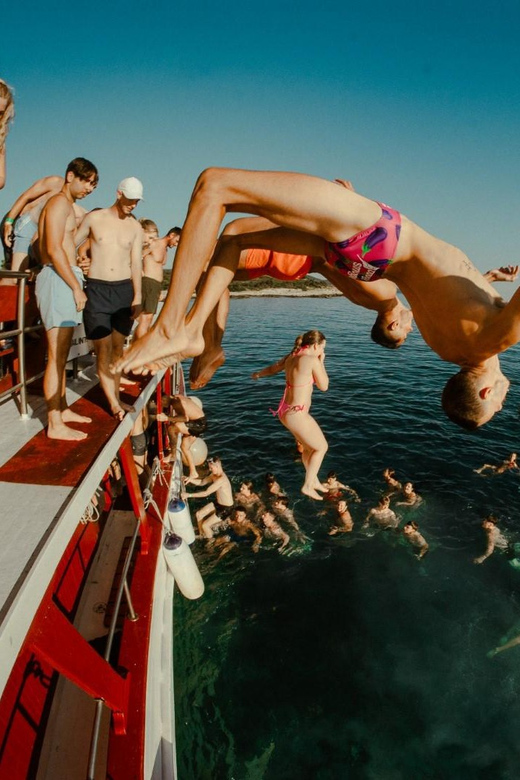 Split: Sunset Boat Party with Live DJs and Blue Lagoon Swim - What the $43 price really covers