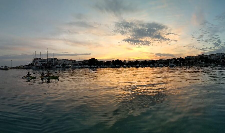 Split: Sunset Guided Kayaking Tour - Swimming, walking, and optional cliff jumping