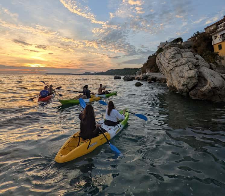 Split: Sunset Guided Kayaking Tour - Basic instruction before the first paddle