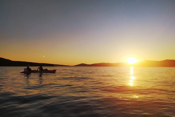 Split Sunset Sea Kayaking Tour - Sunset from the kayak