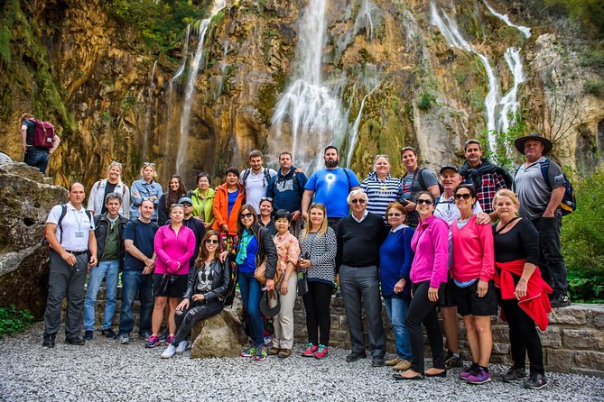 Split to Zagreb Group Transfer with Plitvice Lakes guided tour - Big Waterfall, photographs, and the final park stretch