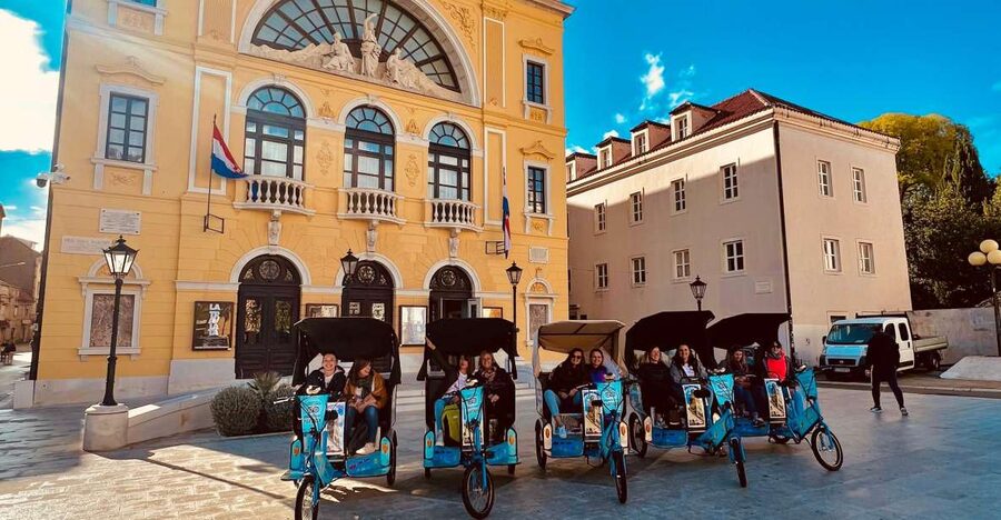 Split Tour in Private Electric Rickshaw - The Riva and Republic Square set the scene