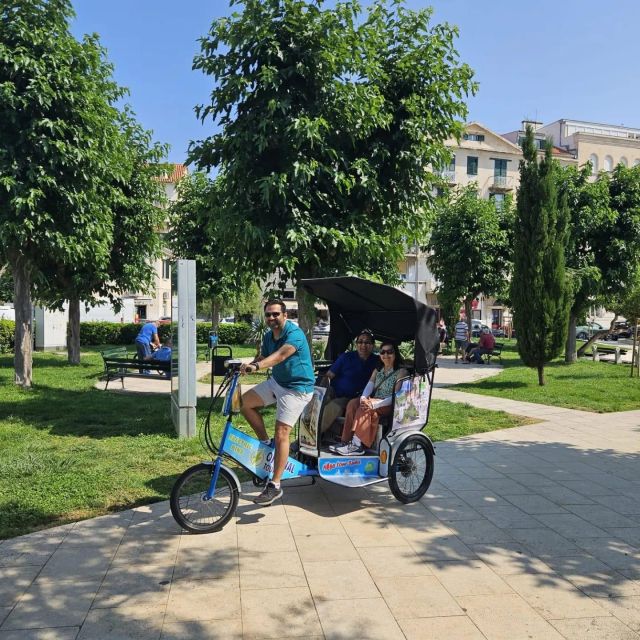 Split Tour in Private Electric Rickshaw - Poljud Stadium and the return to the Riva