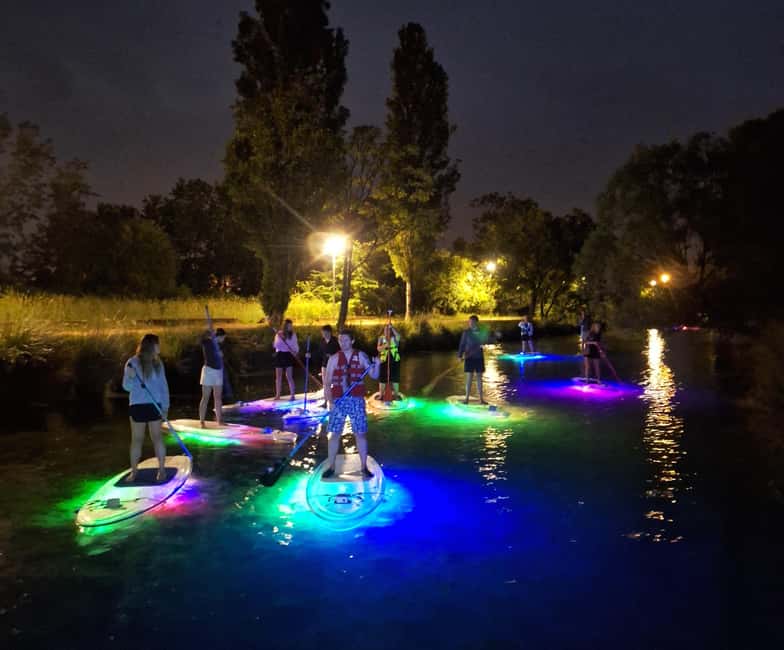Split: Transparent SUP night Glow tour - What the $51 price includes