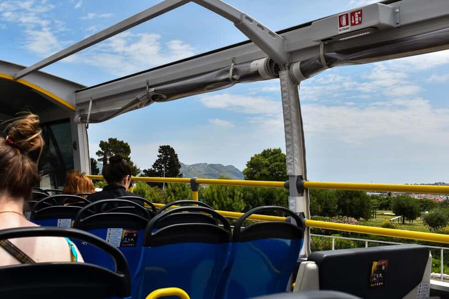 Split: Trogir Open Top Bus Trip + Free Split Walking Tour - St. Lawrence Cathedral and the Radovan Portal