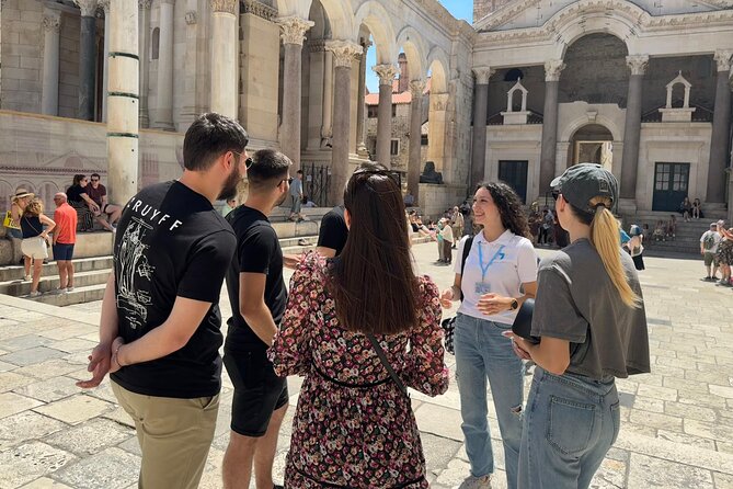 Split Walking Tour: History, Legends & Tales - Meeting Lucija beside the Split model