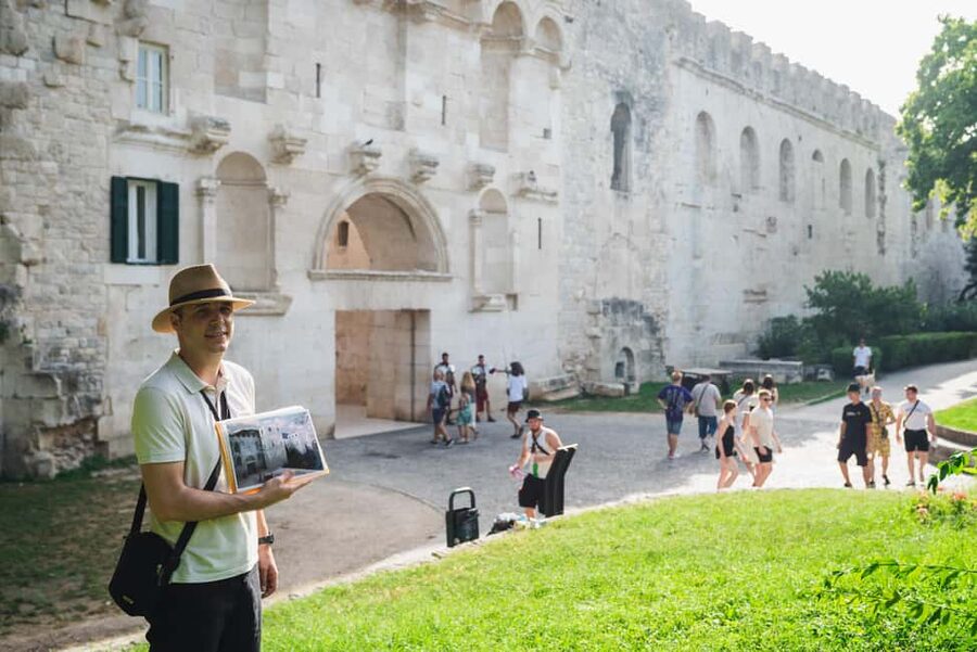 Split: Walking tour of Split with a 'Magister' of History - The Bronze Gate and Diocletian’s Cellars