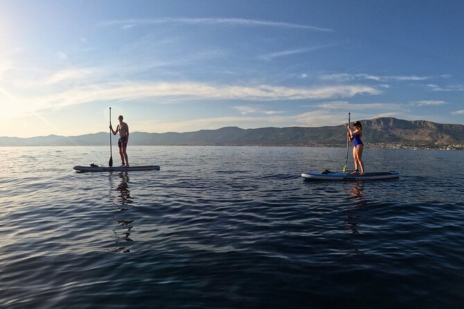 Stand Up Paddle Tour in Split - The first lesson: getting upright without fuss
