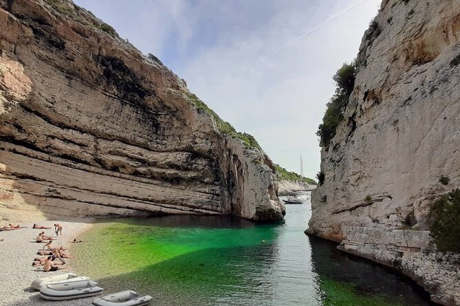 Stiniva, Green Cave, Blue Lagoon & Secret places - Blue Lagoon for swimming and snorkeling