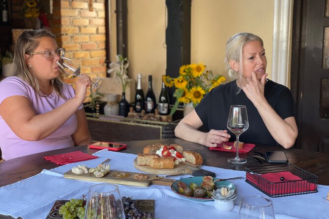 Štrukli cooking class with Dolac Market Tour - A tasting table while the pastry bakes