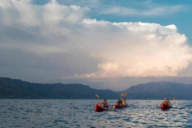 Sunset Kayaking - Meeting at Postira’s Small Harbor Setting