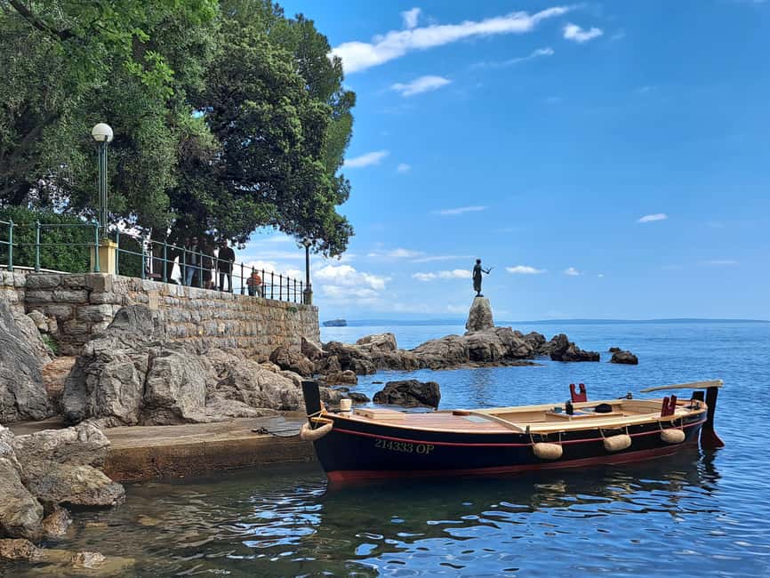 Sunset or Swim Ride Opatija on Madonnina Boat Tour - A wooden boat with a family story
