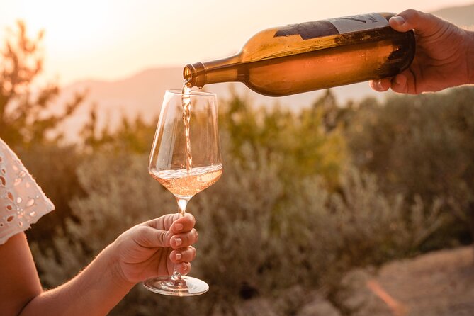 Sunset wine tasting in vineyard - Leaving Dubrovnik for Malaštica Hill
