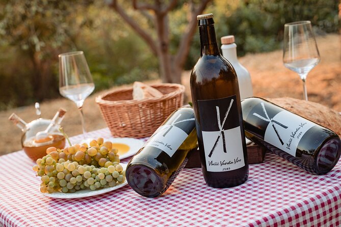 Sunset wine tasting in vineyard - What the $96.55 price includes