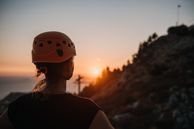 Sunset Zipline Dubrovnik Experience - Riding up Srđ hill above the Old Town