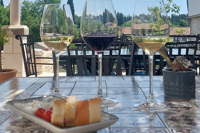 Taste of Korcula by Bike Tour | Korcula Wine & Food Tasting - Lumbarda wine tasting: Grk, Plavac Mali, and local snacks