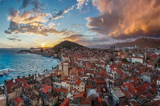 The Diocletian route - Panoramic Flight over Split - What the flight feels like in the air