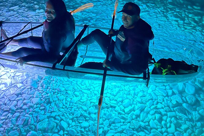 Transparent Kayak Night Glow Experience from Pula - The glowing kayak experience in four to six useful points