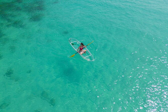 TRANSPARENT KAYAKING or SUP-ing AROUND ISLANDS - Snacks, water, and what to bring