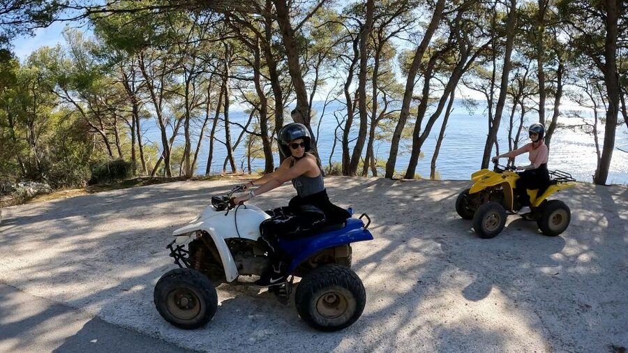 Trogir, Žedno: Čiovo Island 100% Off-Road Quad ATV Tour - Who will enjoy this most