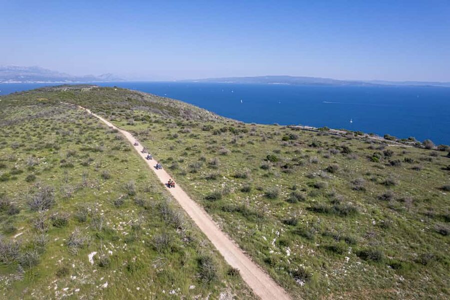 Trogir, Žedno: Čiovo Island 100% Off-Road Quad ATV Tour - What the first ride across Čiovo feels like