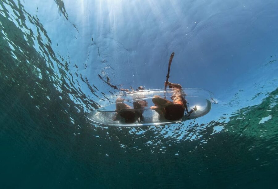 Verudela: Clear Kayak Rentals - Following the Coast Toward Fratarski and Frašker