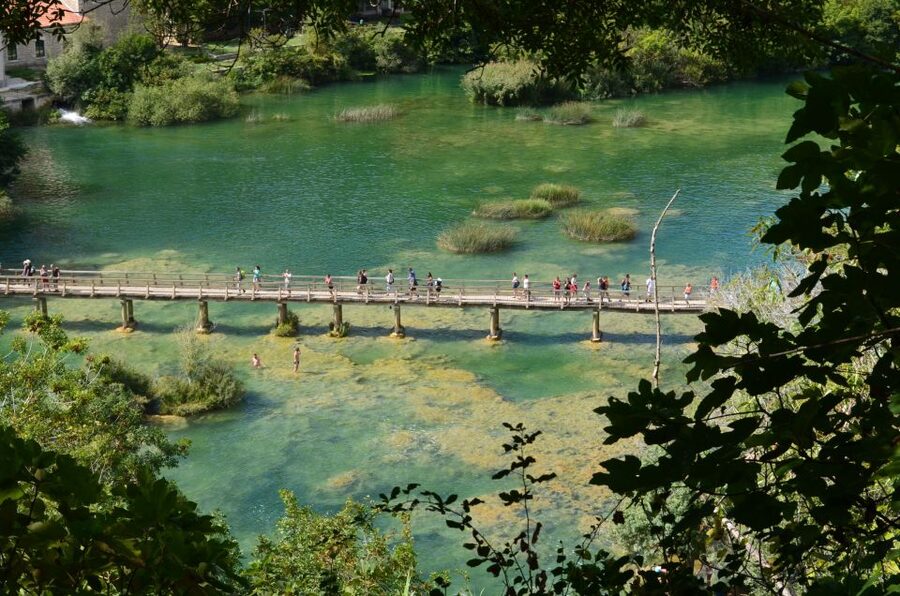 Vodice: Krka Waterfalls National Park Boat Tour - No swimming, even on a hot day