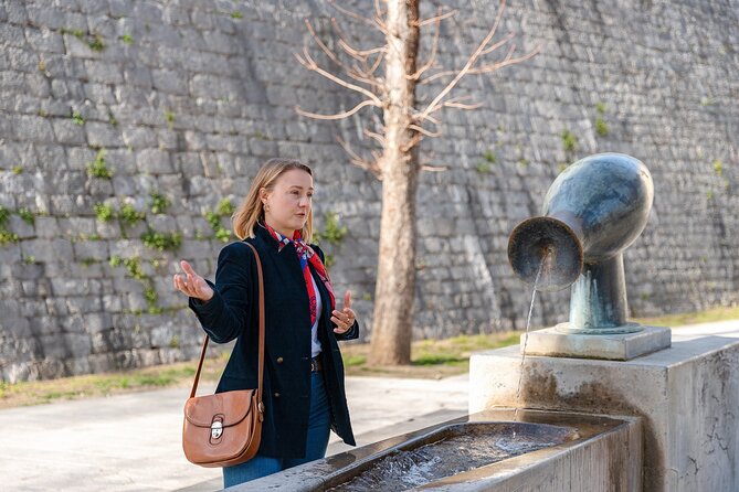 Walking tour of Split with an Art Historian - Gregory of Nin and a local good-luck custom