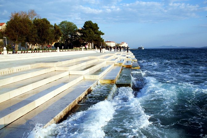 WALKING TOUR ZADAR: Top rated guide, Tastings, Private tour - The waterfront: Greeting to the Sun and the Sea Organ