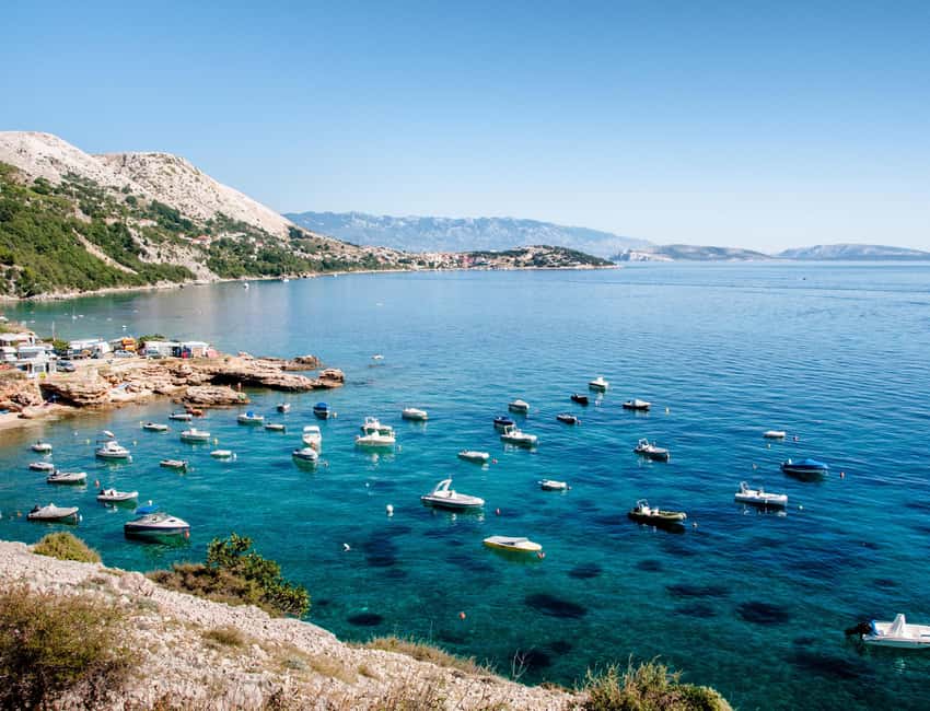 Water activity, kayak tours with a guide, cliff jumping - Krk kayak tour highlights at a glance