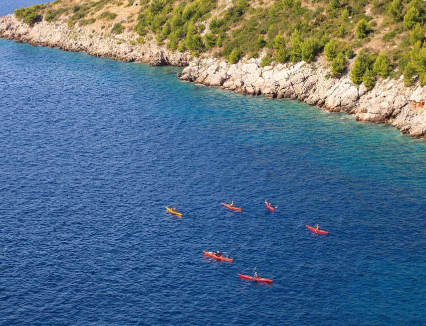 Water activity, kayak tours with a guide, cliff jumping - Practical preparation for Stara Baska